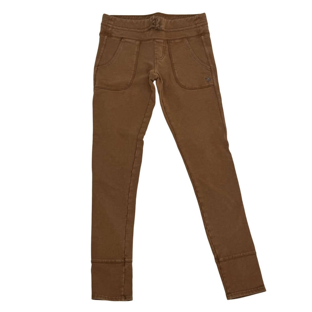 TNA Aritzia Women's Brown Jogger Sweatpants Drawstring Waist Pockets‎ XS